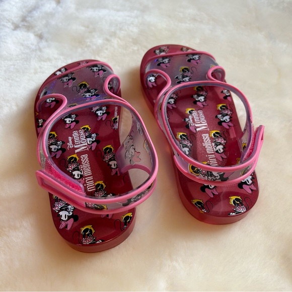 Mini Melissa Minnie Mouse Sandals 2 - Picture 2 of 4
